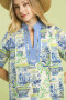 Umgee Mix Abstract Print Mini Dress