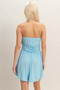 Strapless Shirred Waist Romper​​
