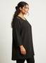 Lace Yoke Bell Sleeve Knit Tunic​​