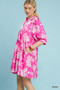 Umgee Floral Babydoll Dress with Pockets