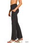 Zenana Brushed Dty Microfiber Flare Pants