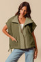 SO ME Over Sized Soft Sherpa Fur Sleeveless Vest Jacket