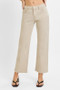 RISEN Full Size Tummy Control Mid Rise Ankle Straight Jeans Plus Size