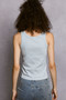POL Round Neck Ribbed Tank