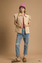 Umgee Corduroy Quilted Ruffle Sleeve Vest
