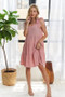 ADORA V-Neck Tie Shoulder Dress