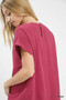 Umgee Linen Scalloped Round Neck Top