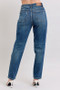 Judy Blue Full Size High Waisted Rigid Magic Non-destroy Straight Leg Jeans Plus Size