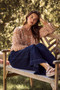 SO ME Soft Chenille Yarn Textur Button Sweater Cardigan