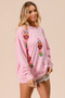 BiBi Sequin Nutcrackers Embroidery Christmas Sweatshirt
