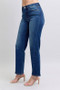 Judy Blue Full Size Side Seam Detail Straight Jeans with Pockets