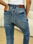 Judy Blue Full Size Mid Rise Rigid Magic Release Hem Jeans