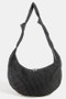 Fame Textured Mesh Knot Shoulder Bag
