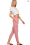 Zenana Scuba Half Zip Pullover and Jogger Set