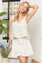 ADORA Ruffled Tiered Crop Top