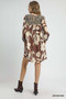 Umgee Floral High-Low Babydoll Dress
