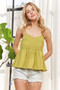 ADORA Cutesy Washed Smocking Tank Top