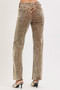 RISEN Tummy Control Mid Rise Straight Leg Corduroy Pants