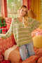 BiBi Striped Long Sleeve Sweater