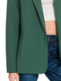 Zenana Woven Long Sleeve Blazer With Lining