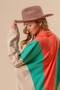 BiBi Colorblock Exposed Seam French Terry Sweatshirt