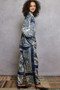 POL Floral Printed Woven Wide Leg Drawstring Pants
