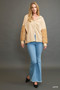Umgee Sequined French Terry Jacket