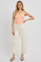 RISEN High Rise Relaxed Barrel Cuffed Jeans