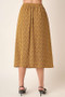Mittoshop Printed Midi Skirt