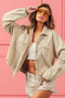 BiBi Vintage Washed Corduroy Jacket