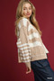 Umgee Cable-Knit Stripe Button-Up Cardigan