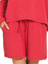Zenana Corded Rib Long Sleeve Tee and Shorts Set