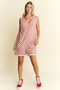 Jade By Jane Plus Size Back Tie Sleeveless Plaid Romper with Pockets