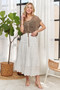 ADORA Drawstring Detail Crochet Top