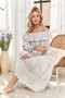 ADORA Ruffled Off Shoulder Floral Blouse