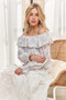 ADORA Ruffled Off Shoulder Floral Blouse