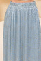 Mittoshop Metallic Glitter Speckle Print Elastic Midi Skirt