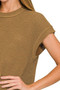 Zenana Oversized Crew Neck Sweater