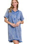 Zenana Tencel Mineral Washed Collared Shirts Dress