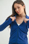 MONO B Ribbed Long Sleeve Hoodie
