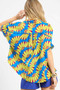 Umgee Printed Button-Up Relaxed Shirt