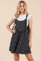 BOMBOM Floral Print Overalls with Pockets