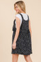 BOMBOM Floral Print Overalls with Pockets