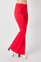 Judy Blue Full Size Hw Tummy Control Garment Dyed Flare Jeans Plus Size