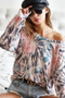 BiBi Tie Dye Terry Knit Terry Top