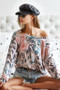 BiBi Tie Dye Terry Knit Terry Top