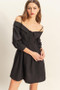 HYFVE Button Down Spaghetti Strap Mini Dress with Pockets
