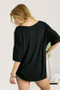 ADORA Sequin US Flag Pocketed Top