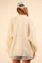 VERY J Full Size Dolman Sleeve Button Down Gauze Shirt Plus Size