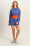 HYFVE Crew Neck Long Sleeve Crop Sweatshirt